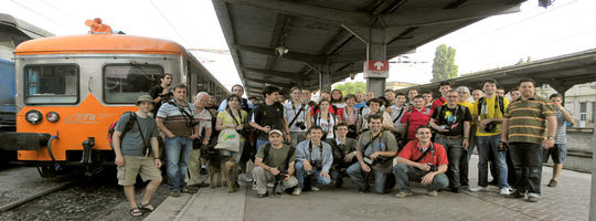 Hai cu trenul prin Bucuresti!