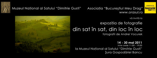 din sat in sat, din loc in loc