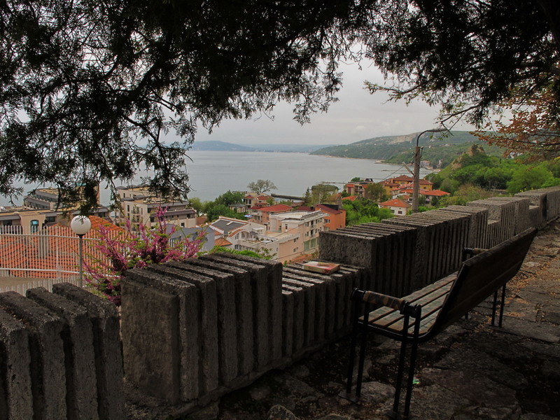 vedere catre mare in Balcic