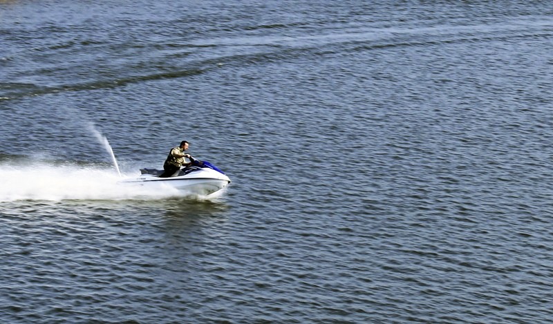 On the lake again...