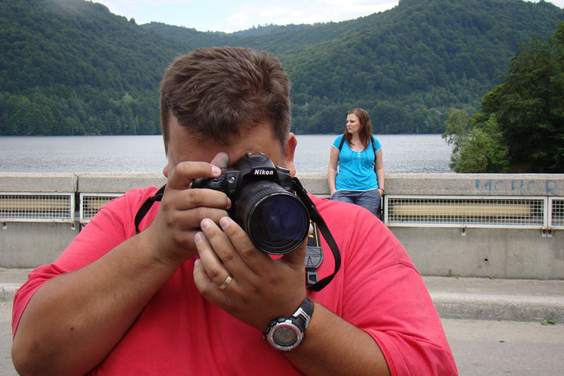 Dragos cu Dana pe umar