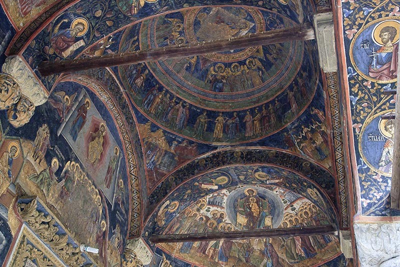 Cozia, pictura intrare