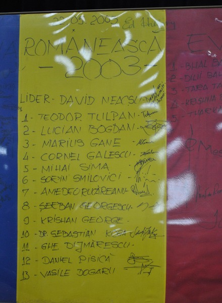 Numele celor care au participat la expeditie