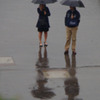 Doi doi si umbrele