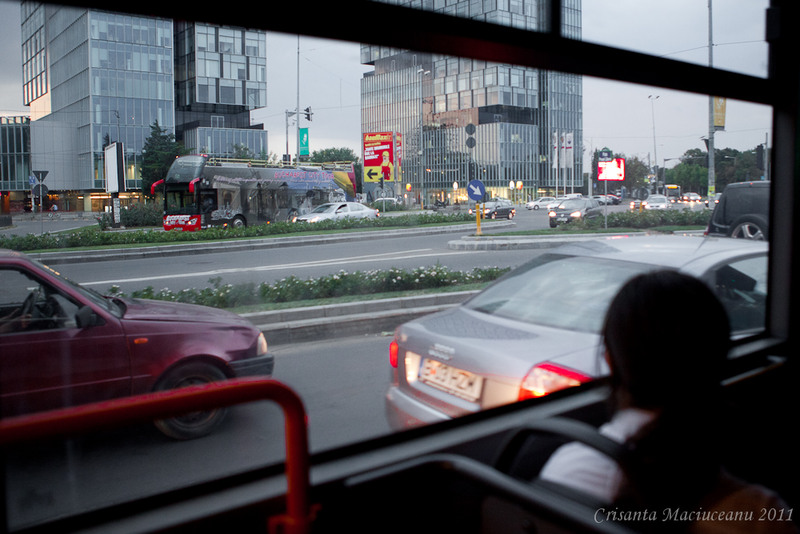 autobuz in Piata Presi