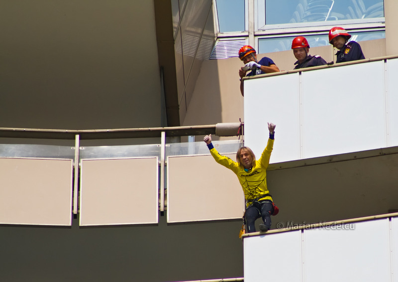 Alain Robert ,Spiderman pe Intercontinental