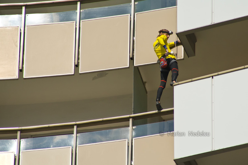 Alain Robert ,Spiderman pe Intercontinental
