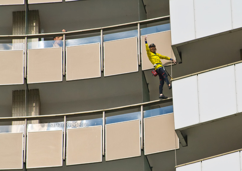 Alain Robert ,Spiderman pe Intercontinental