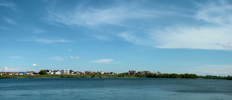Lacul Straulesti - panorama