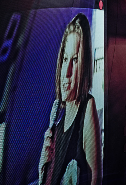 Imagine proiectata pe pertii locatiei