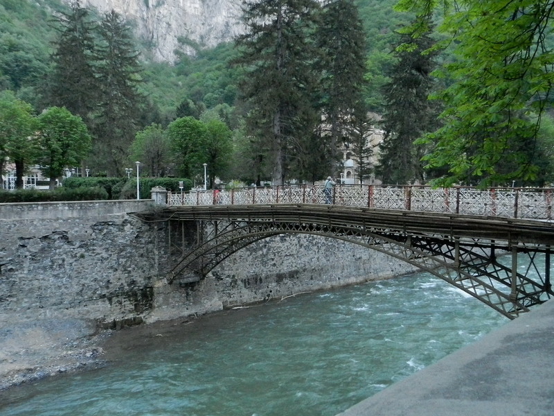 Baile Herculane - Podul de fier forjat