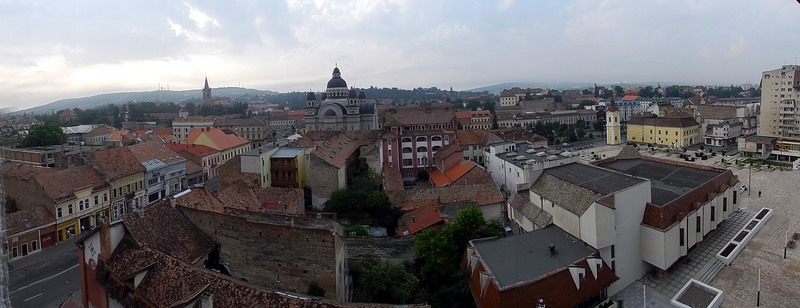 Targu Mures vazut de la etajul 8
