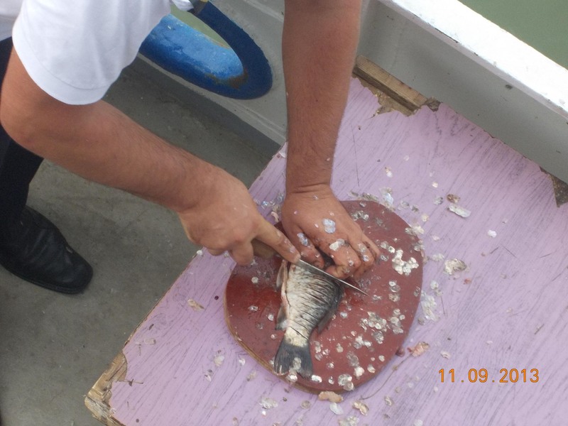 Marinarul bucatar ne-a invatat cum se curata pestele