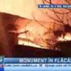 Monument distrus de incendiu